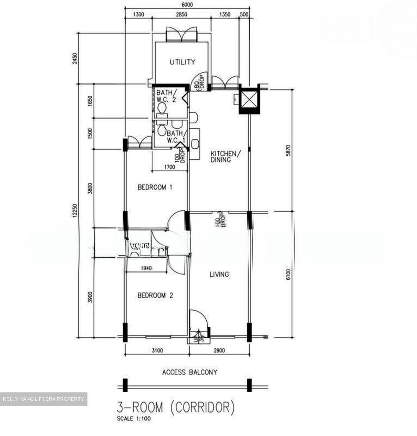 Blk 22 Bedok South Avenue 1 (Bedok), HDB 3 Rooms #627476311
